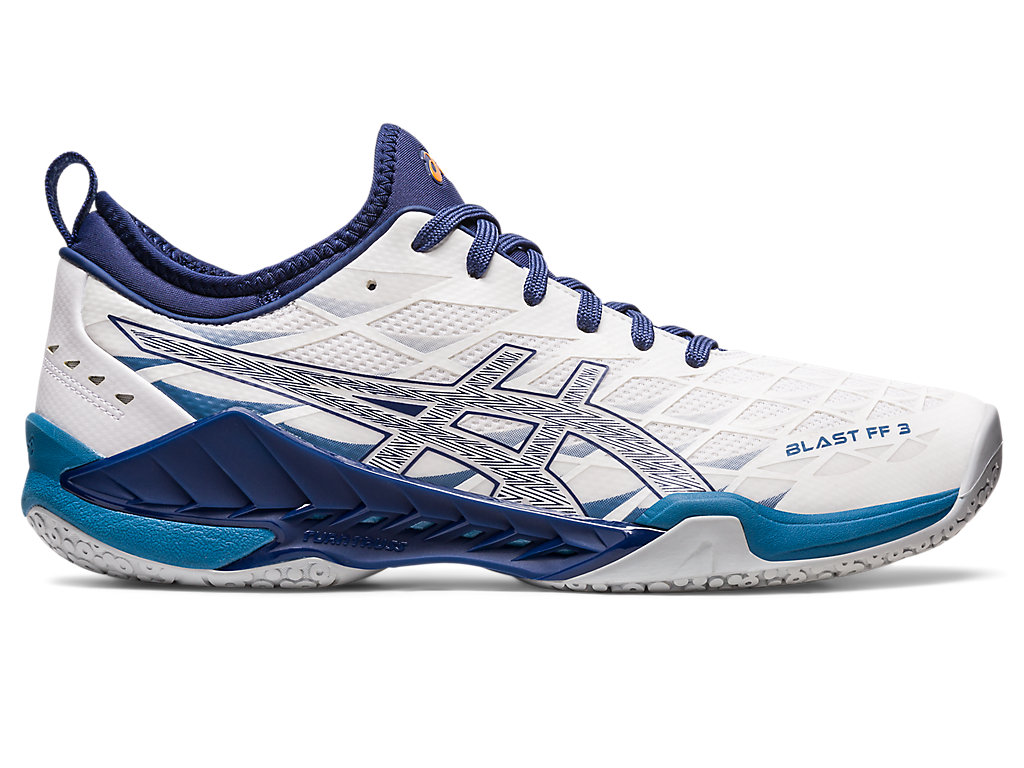 Asics Blast Ff 3 Tenisky Na Volejbal Panske Biele Tmavo | 9087-TOKJN