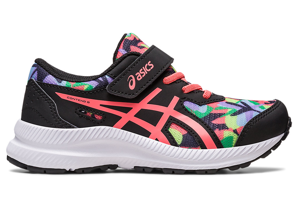 Asics Contend 8 Pre-School Running Shoes Detske Čierne | 8029-ZQIYW