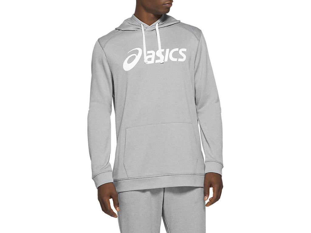 Asics French Terry Mikiny S Kapucňou Panske Biele | 3092-ICLSM