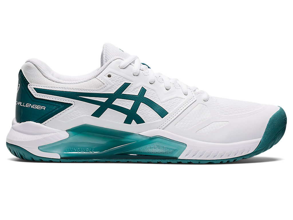 Asics Gel-Challenger 13 Tenisove Tenisky Panske Biele Tmavo Zelene | 7903-JUCAK