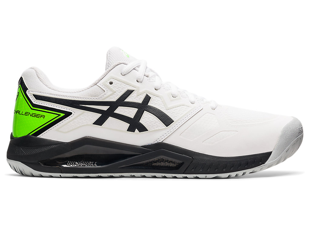 Asics Gel-Challenger 13 Tenisove Tenisky Panske Biele Zelene | 9782-HIXKV