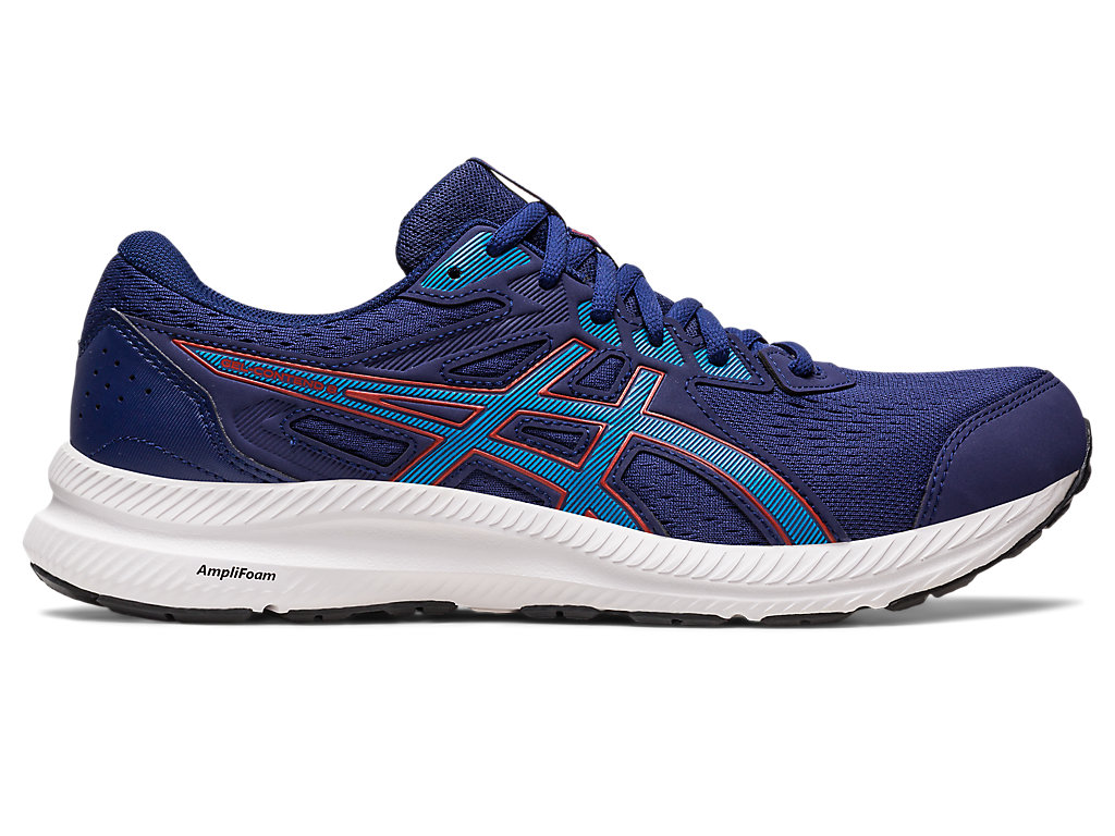 Asics Gel-Contend 8 Extra Siroke Topanky Running Shoes Panske Indigo Modre Modre | 4761-BFWSU