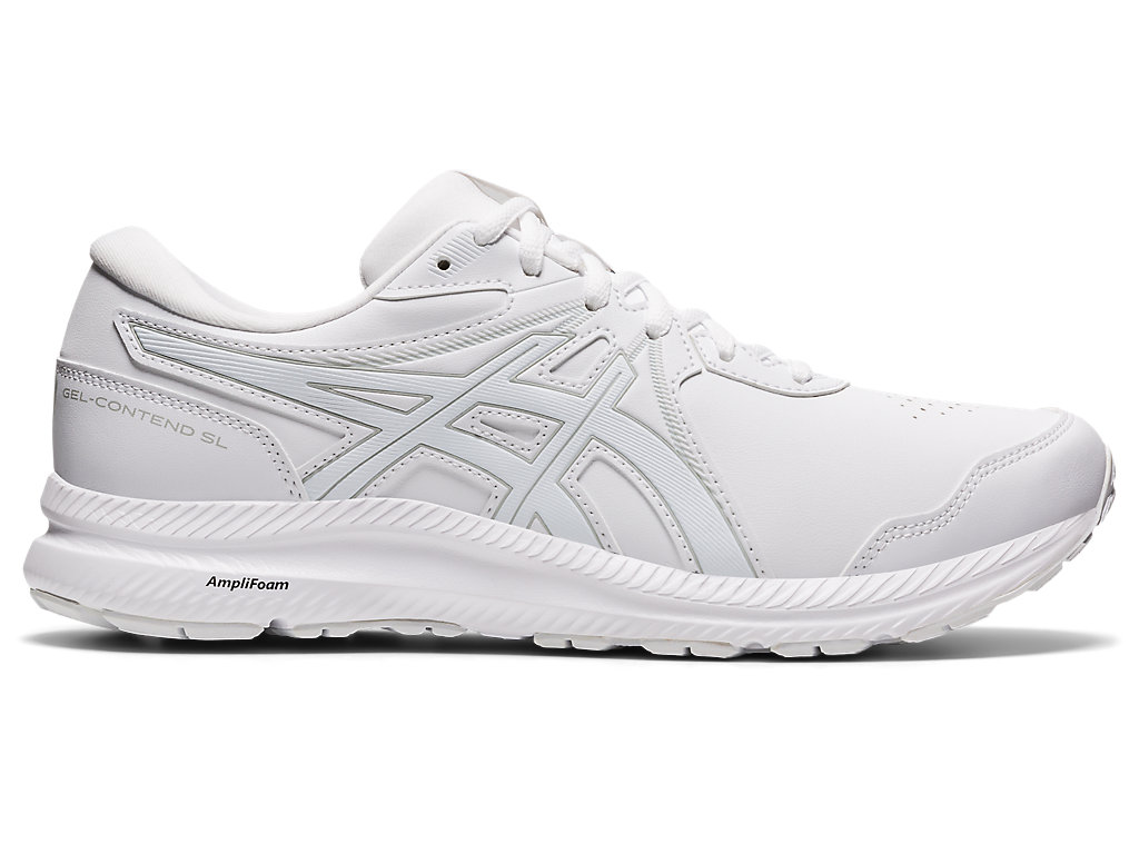 Asics Gel-Contend Walker Vychadzkove Topanky Panske Biele Biele | 9738-IPSFW