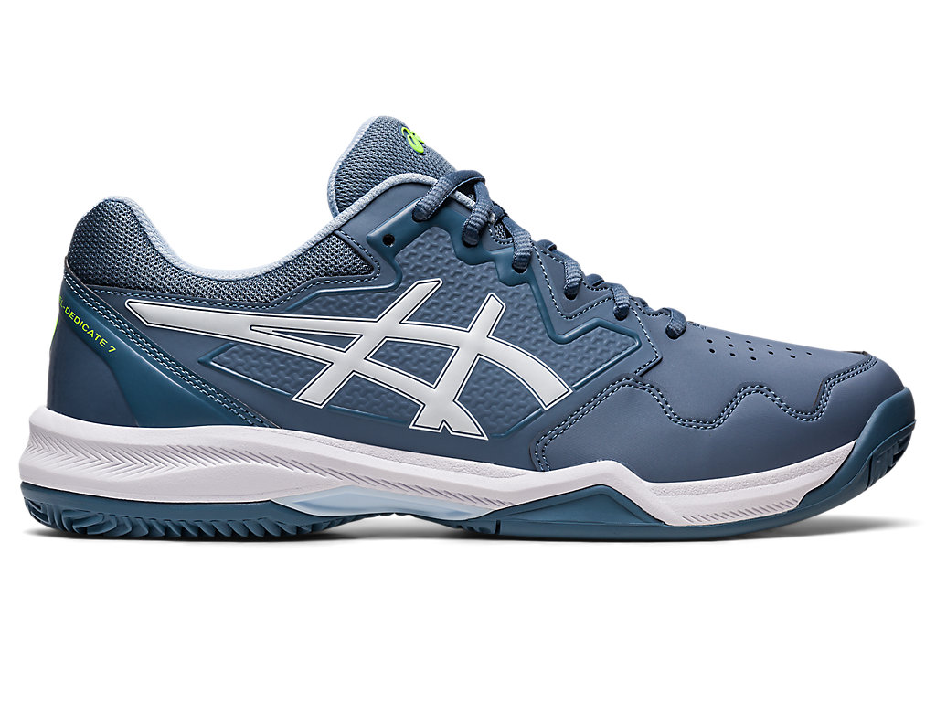 Asics Gel-Dedicate 7 Clay Tenisove Tenisky Panske Siva Modre Biele | 5439-AQYJF