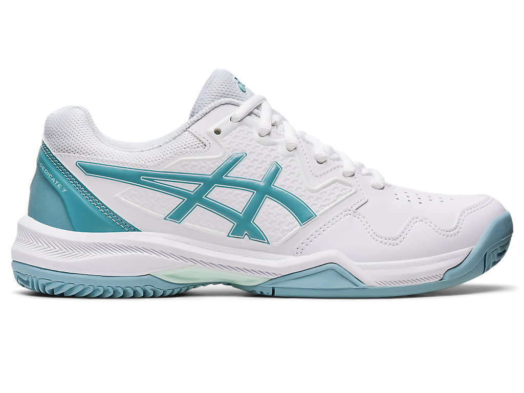 Asics Gel-Dedicate 7 Clay Tenisove Tenisky Damske Biele Modre | 9238-LGHAX