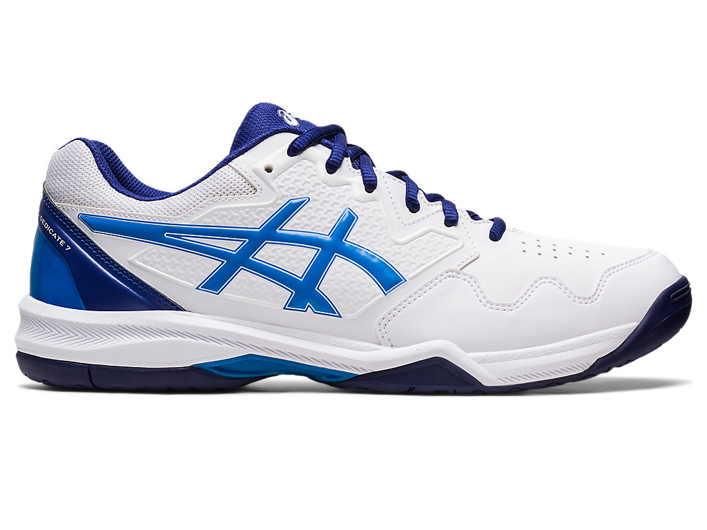 Asics Gel-Dedicate 7 Tenisove Tenisky Panske Biele Modre | 4623-TUJMF