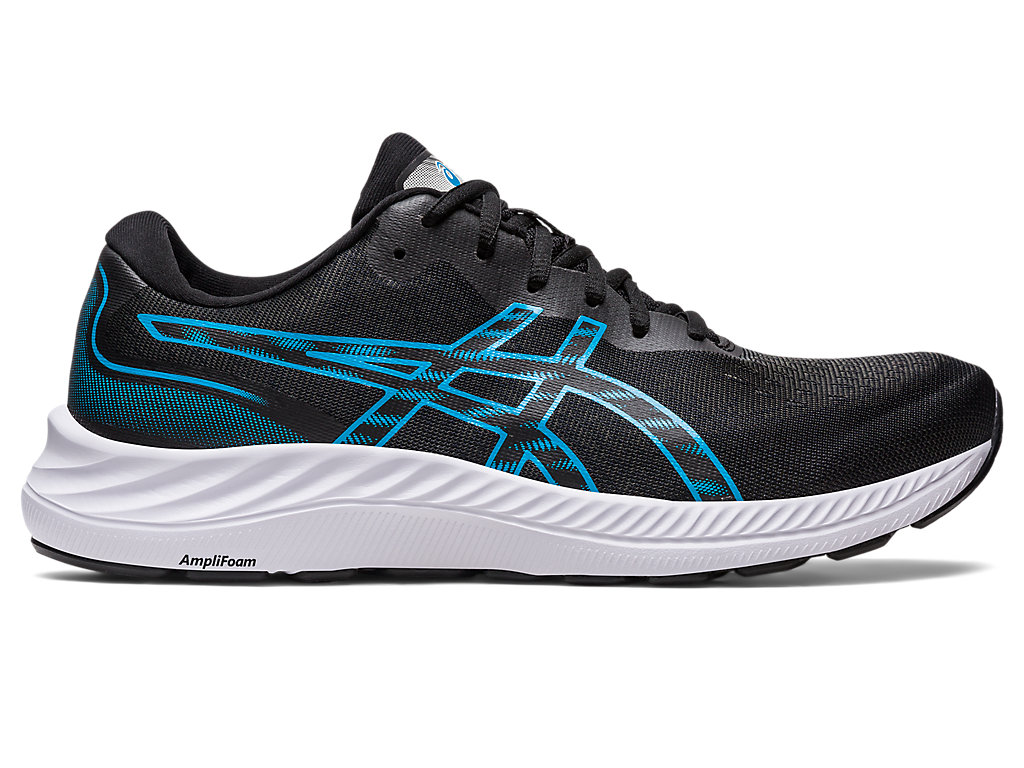 Asics Gel-Excite 9 Running Shoes Panske Čierne Modre | 3104-MPWHQ