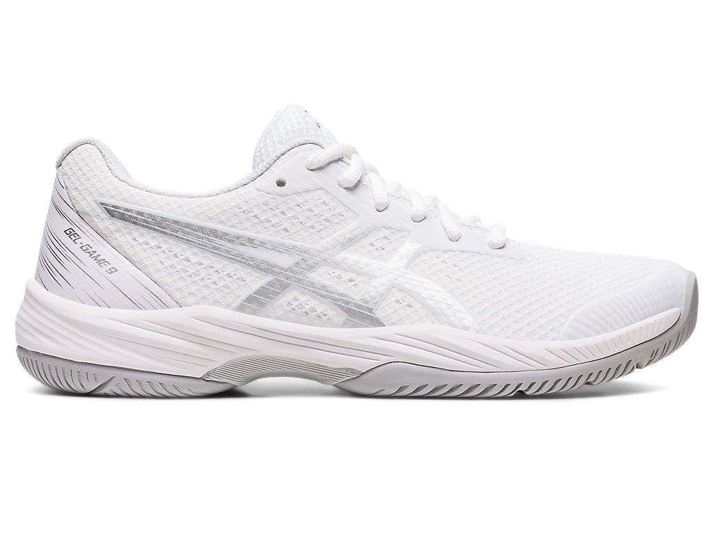 Asics Gel-Game 9 Tenisove Tenisky Damske Biele Strieborne | 9350-FAUYO