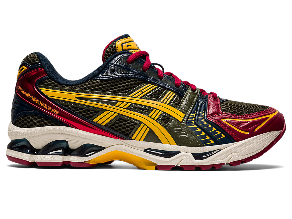 Asics Gel-Kayano 14 Sneakers Damske Olivovo Zelená Oranžové | 0586-WGPTN