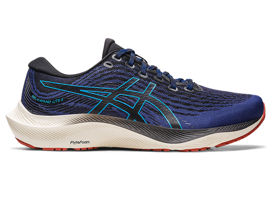 Asics Gel-Kayano Lite 3 Running Shoes Panske Indigo Modre Čierne | 8769-XYPJV