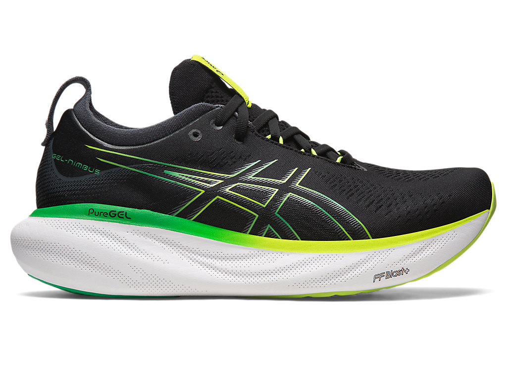 Asics Gel-Nimbus 25 Running Shoes Panske Čierne Svetlo Zelene | 9138-IXSEQ