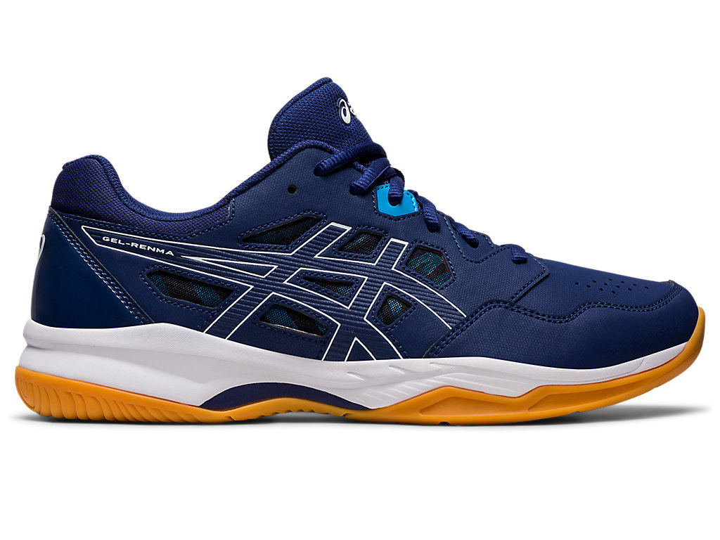 Asics Gel-Renma Tenisove Tenisky Panske Indigo Modre Biele | 2861-VPUJO