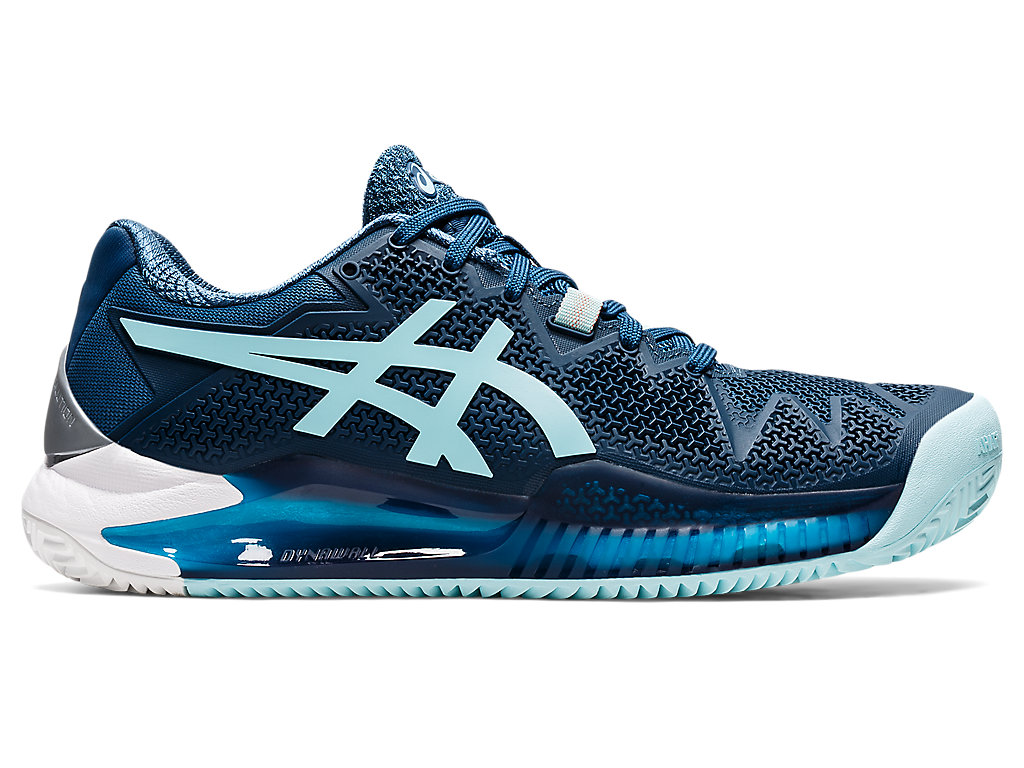 Asics Gel-Resolution 8 Clay Tenisove Tenisky Damske Svetlo Indigo Modre | 4780-NECJB