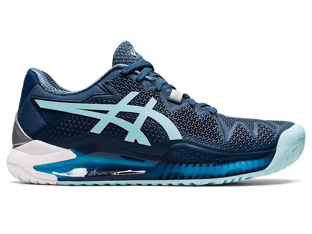 Asics Gel-Resolution 8 (D) Tenisove Tenisky Damske Svetlo Indigo Modre | 4812-PRODH