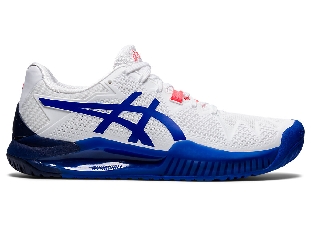 Asics Gel-Resolution 8 Tenisove Tenisky Damske Biele Modre | 4831-BOQUG