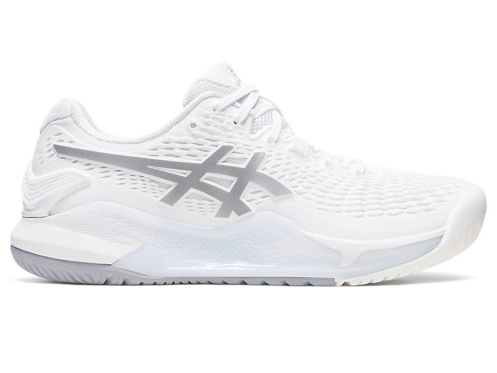 Asics Gel-Resolution 9 Tenisove Tenisky Damske Biele Strieborne | 1520-YJAUF