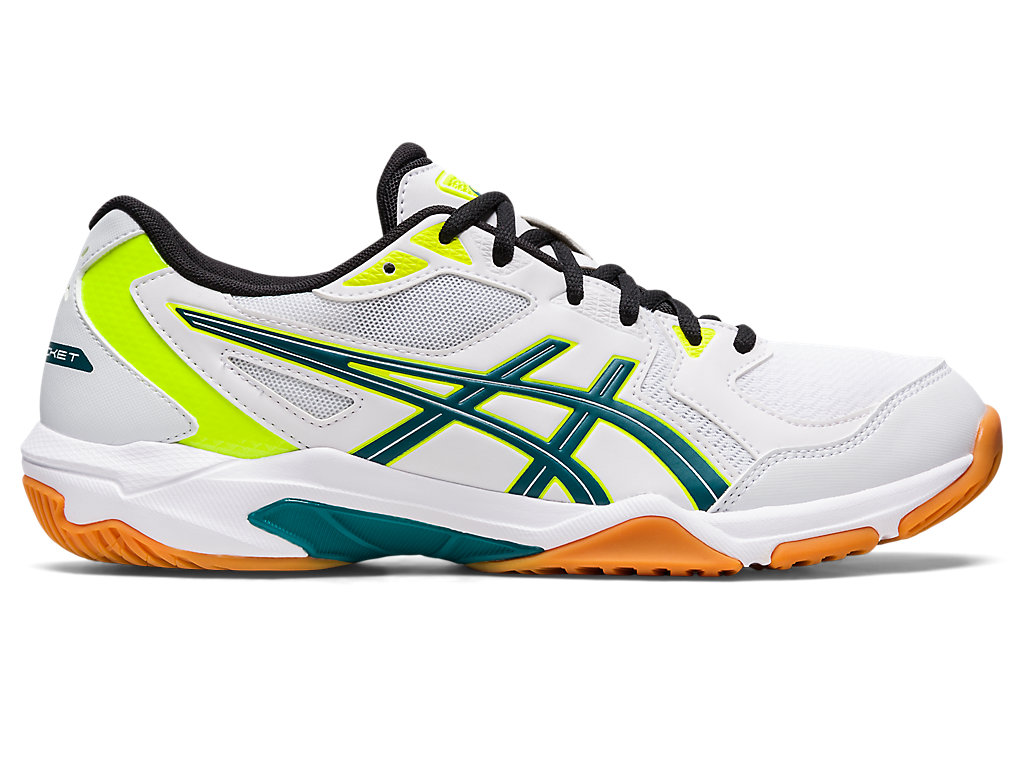 Asics Gel-Rocket 10 Tenisky Na Volejbal Panske Biele Tmavo Zelene | 6580-LMFQW