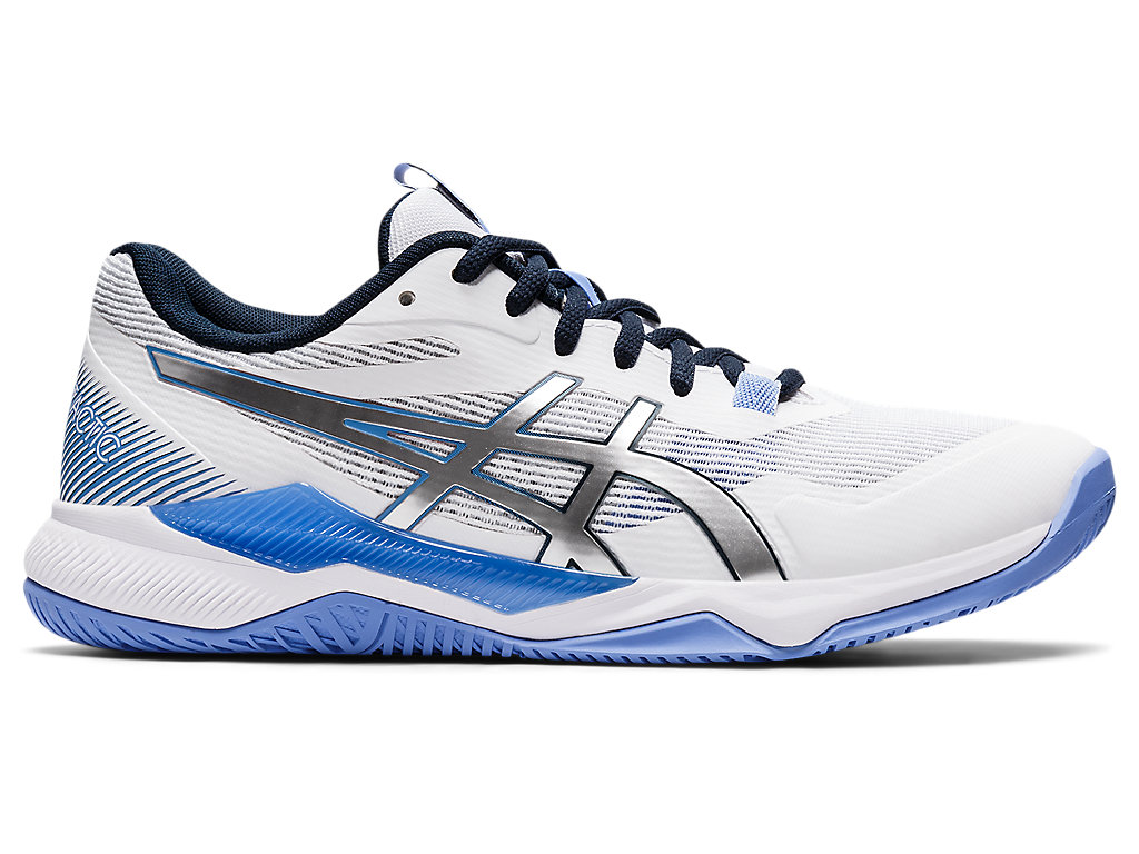 Asics Gel-Tactic Tenisky Na Volejbal Damske Biele Modre | 6958-TUDHV