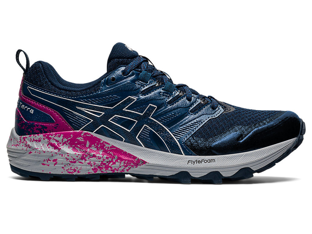 Asics Gel-Trabuco Terra Trailove Bezecke Tenisky Damske Modre Strieborne | 5809-TZCPA