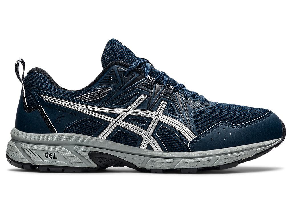 Asics Gel-Venture 8 (4E) Trailove Bezecke Tenisky Panske Modre Strieborne | 6592-HIKGL