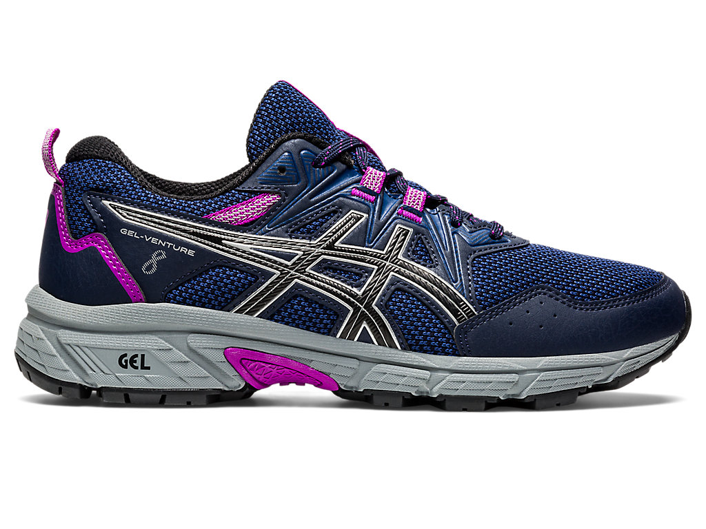 Asics Gel-Venture 8 (D) Trailove Bezecke Tenisky Damske Strieborne | 7684-NKTGM