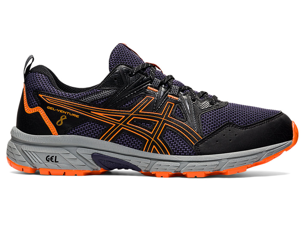 Asics Gel-Venture 8 Trailove Bezecke Tenisky Panske Čierne Oranžové | 3891-PVMEU