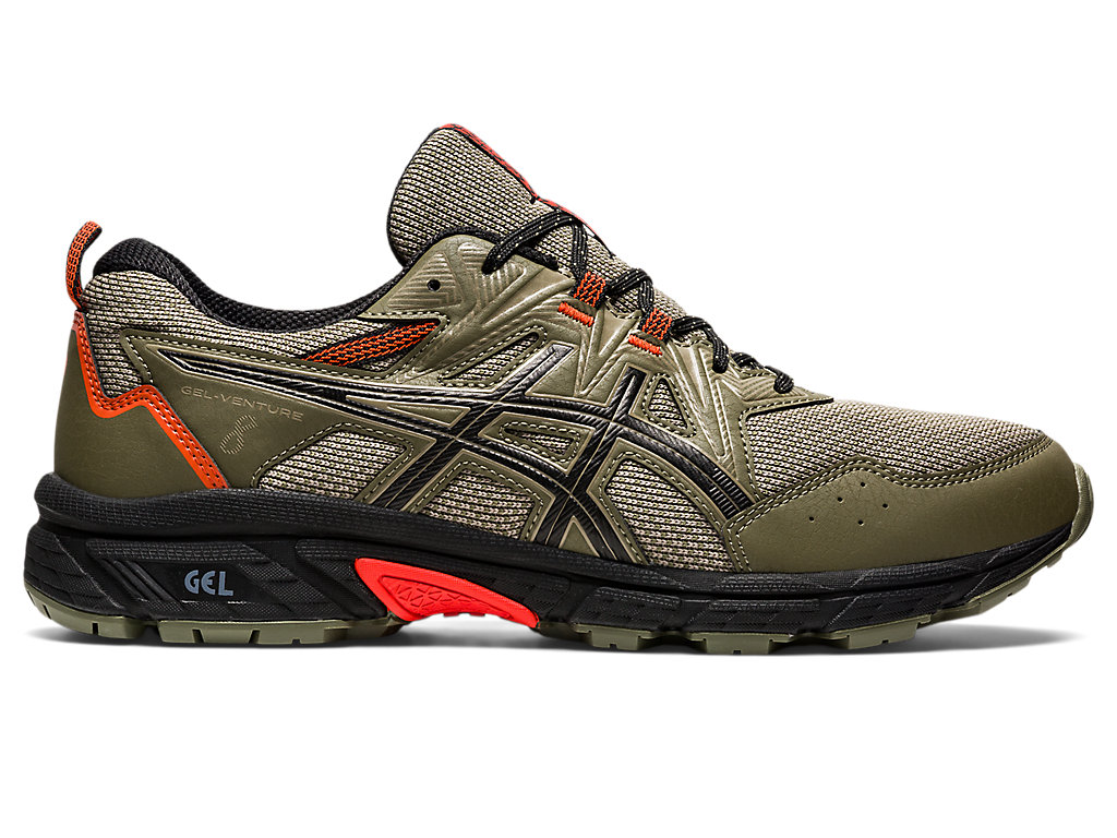 Asics Gel-Venture 8 Trailove Bezecke Tenisky Panske Zelene Čierne | 4625-YPVDN