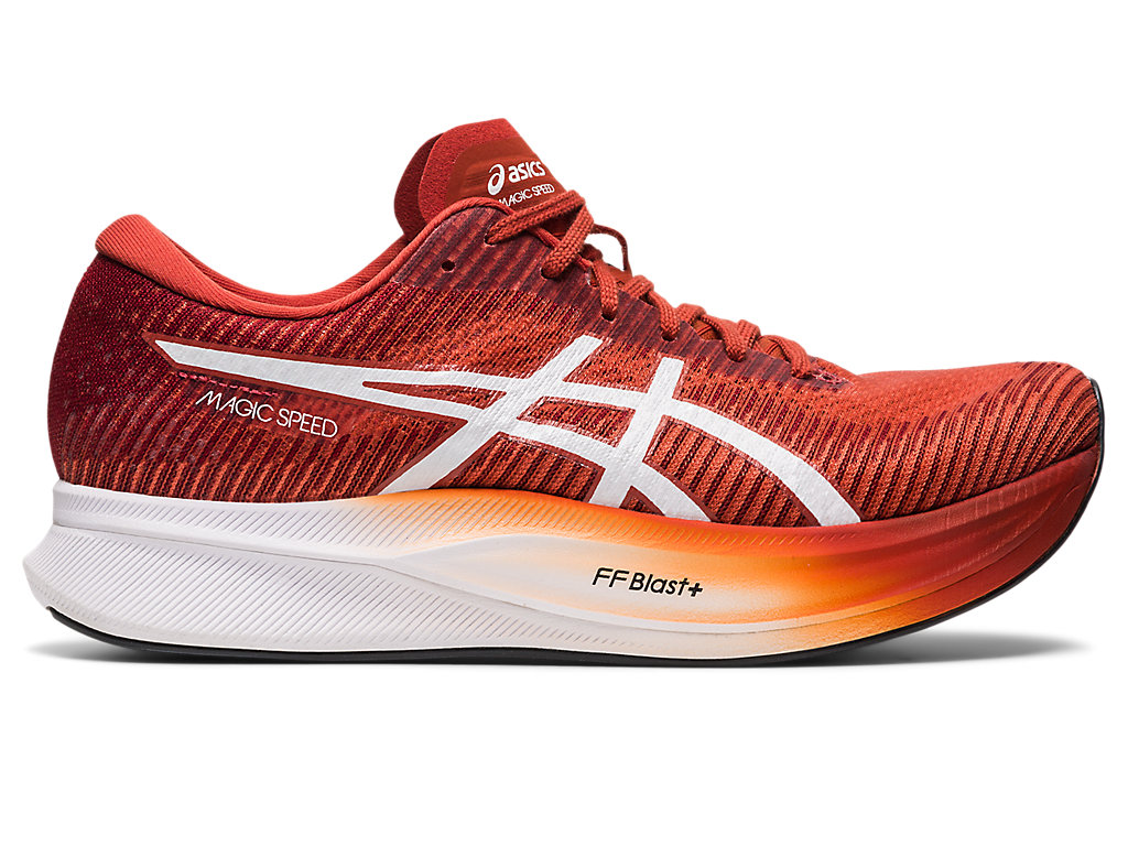 Asics Magic Speed 2 Running Shoes Panske Hnede Biele | 2148-GLSAW