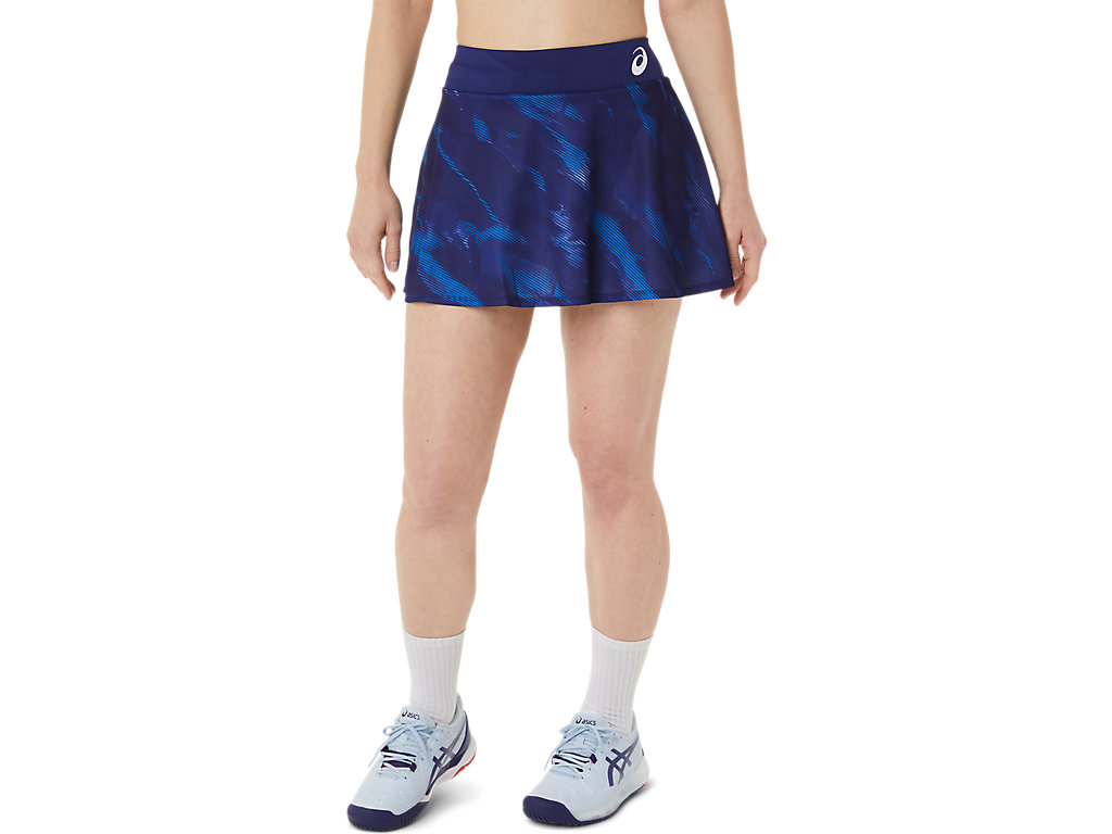 Asics Match Grafika Skort Sukne Damske Modre | 1863-QOZRE