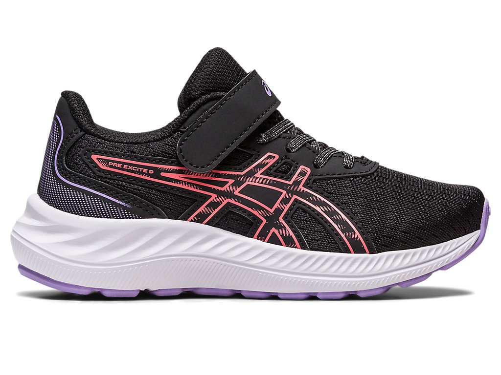 Asics Pre Excite 9 Pre-School Running Shoes Detske Čierne | 1235-VGUJQ