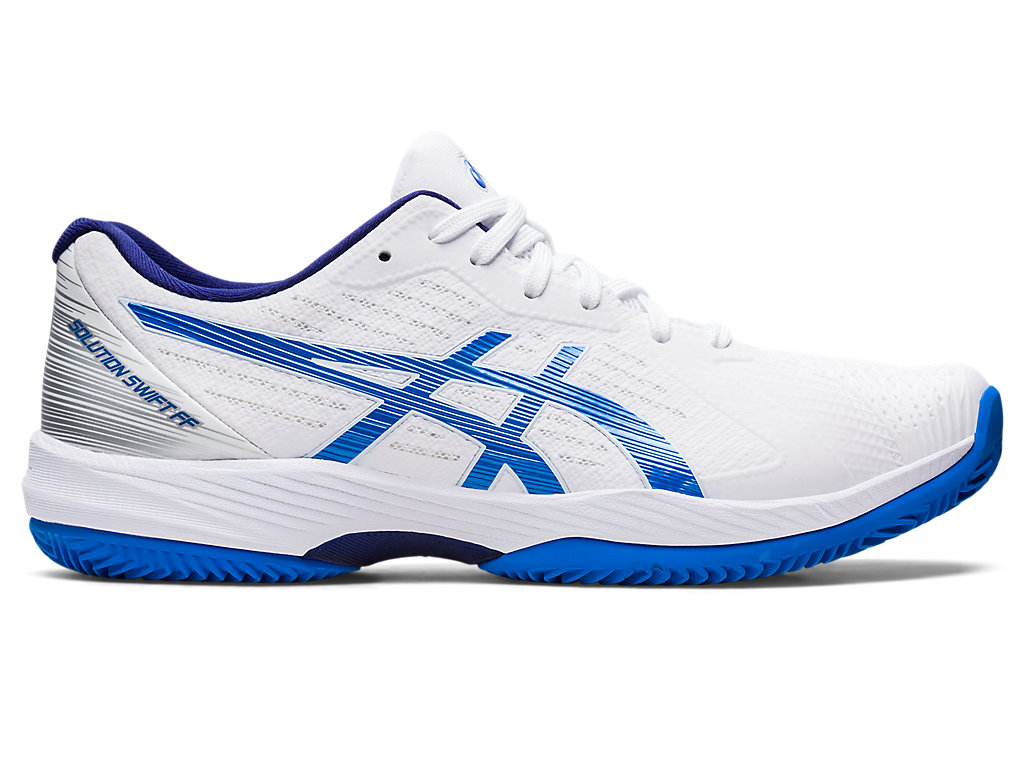 Asics Solution Swift Ff Clay Tenisove Tenisky Panske Biele Modre | 5264-BGHYA