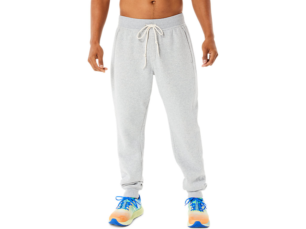 Asics Sunday Fleece Jogger Lam Nohavice Panske Svetlo Siva | 1789-GYTSD