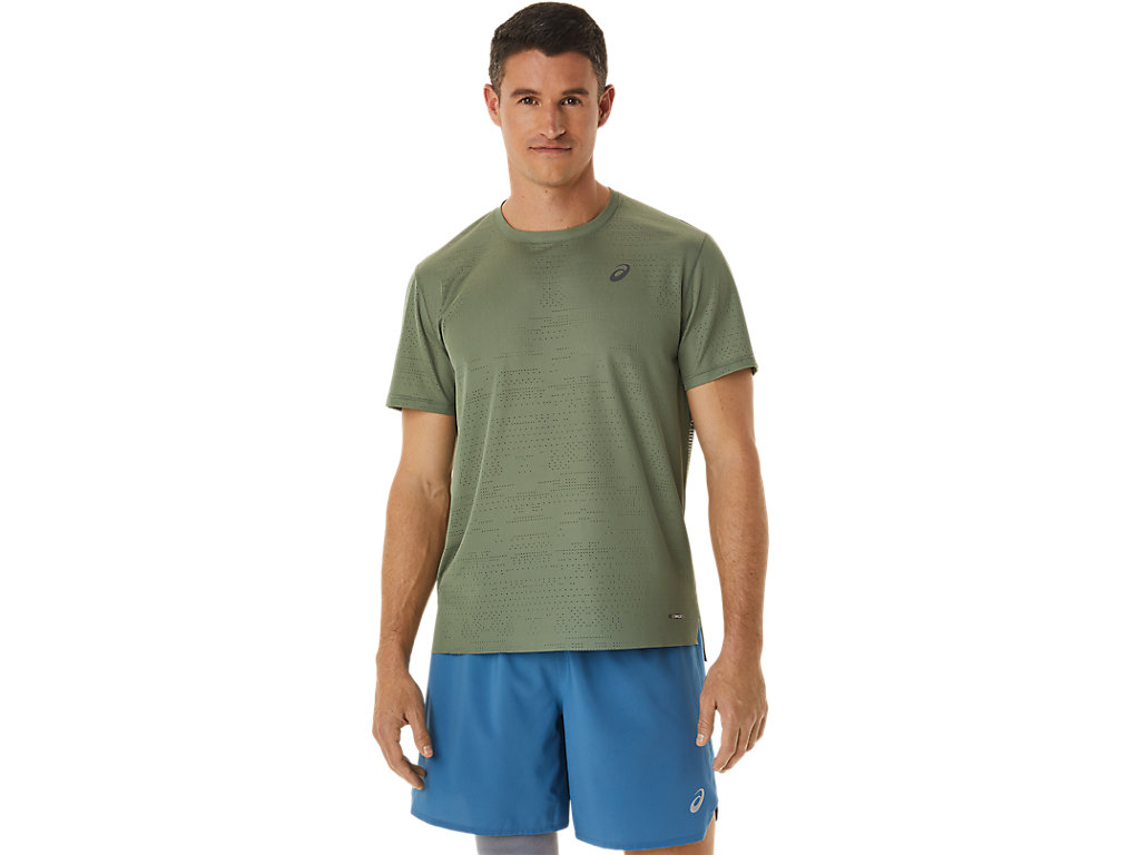 Asics Ventilate Actibreeze Sleeve Tricko Panske Zelene | 5892-FLDCT