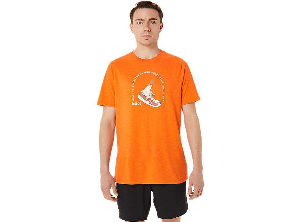 Asics 1977 Global Sportswear Tee Tricko Panske Oranžové | 2376-CEZPX