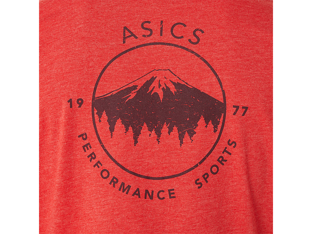 Asics 1977 Mtn Pocket Tee Tricko Damske Červené | 3051-FESUX