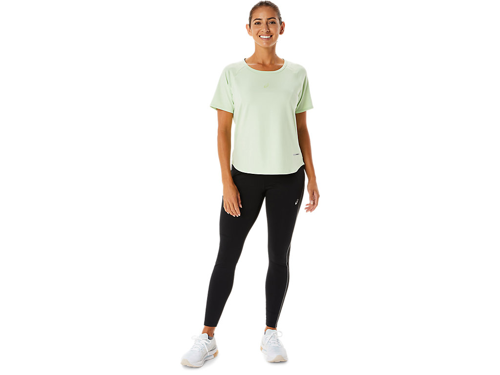 Asics Actibreeze Sleeve Tricko Damske Zelene | 5927-VQUAX