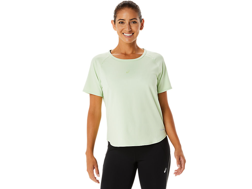 Asics Actibreeze Sleeve Tricko Damske Zelene | 5927-VQUAX