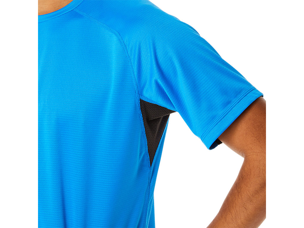 Asics Active Sleeve Tricko Panske Modre | 5018-BHGLY