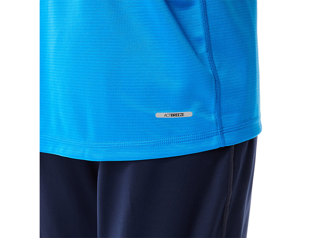 Asics Active Sleeve Tricko Panske Modre | 5018-BHGLY