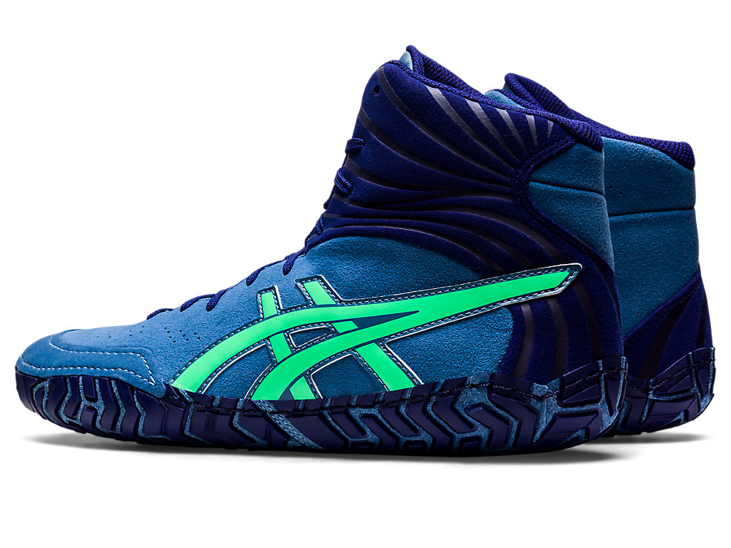 Asics Aggressor 5 Zápasnícke Topánky Panske Modre | 0238-RXKCE