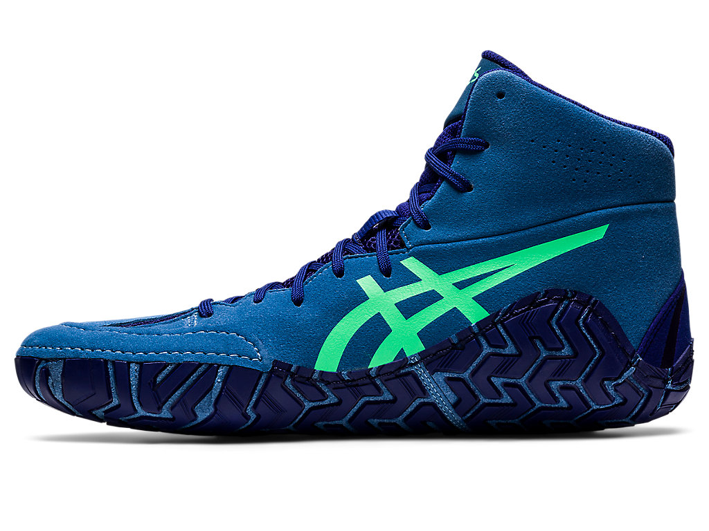 Asics Aggressor 5 Zápasnícke Topánky Panske Modre | 0238-RXKCE