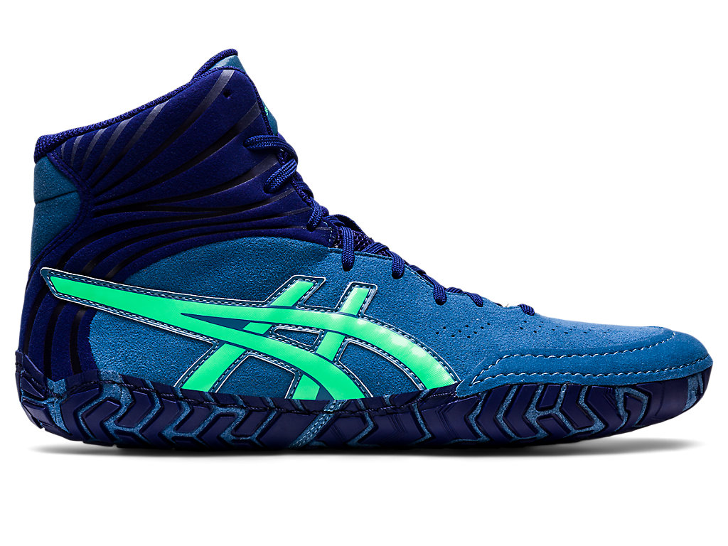 Asics Aggressor 5 Zápasnícke Topánky Panske Modre | 0238-RXKCE