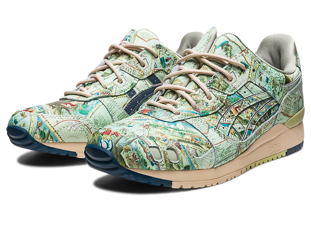 Asics Atmos X Gel-Lyte Iii Og Sneakers Panske Zelene Modre | 2436-NCLPT