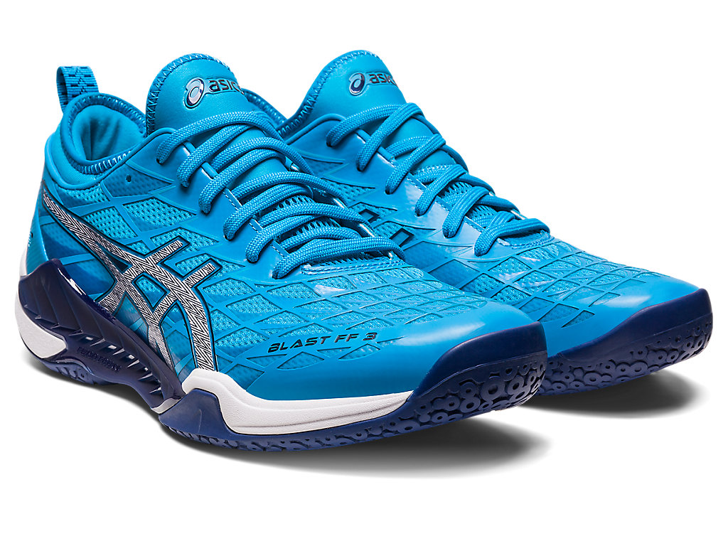 Asics Blast Ff 3 Tenisky Na Volejbal Panske Modre Indigo Modre | 2046-ZOPDS