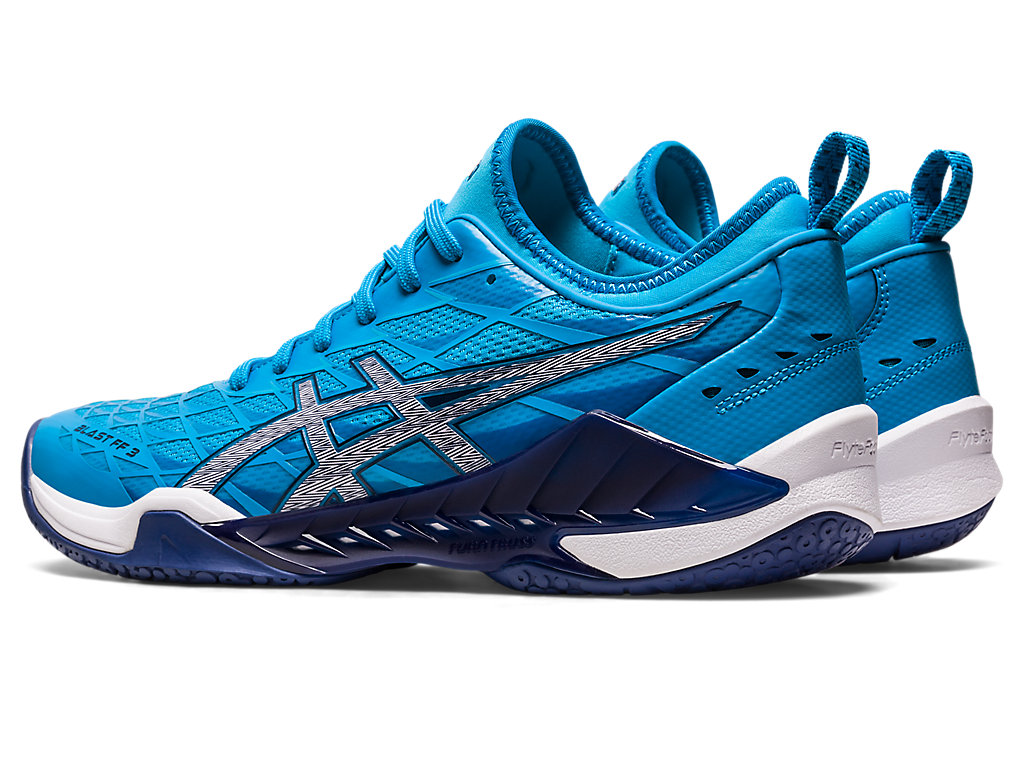 Asics Blast Ff 3 Tenisky Na Volejbal Panske Modre Indigo Modre | 2046-ZOPDS