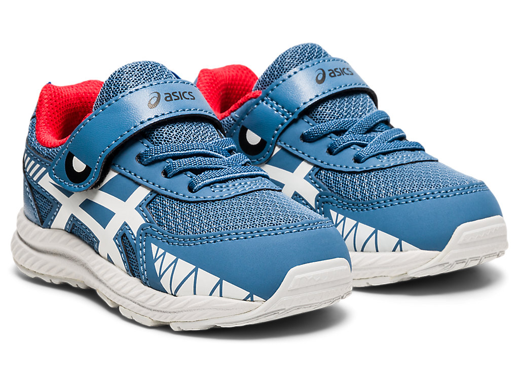 Asics Contend 7 Toddler Size Running Shoes Detske Siva Biele | 1742-FNWHE