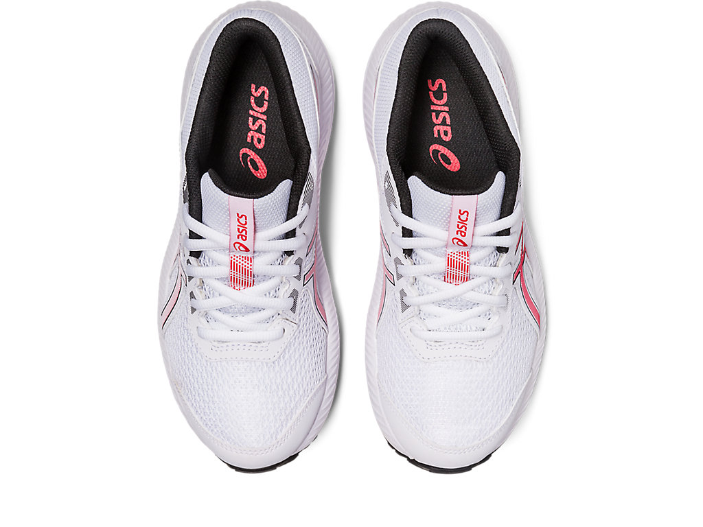 Asics Contend 8 Grade School Running Shoes Detske Biele Červené | 2781-JVIAN