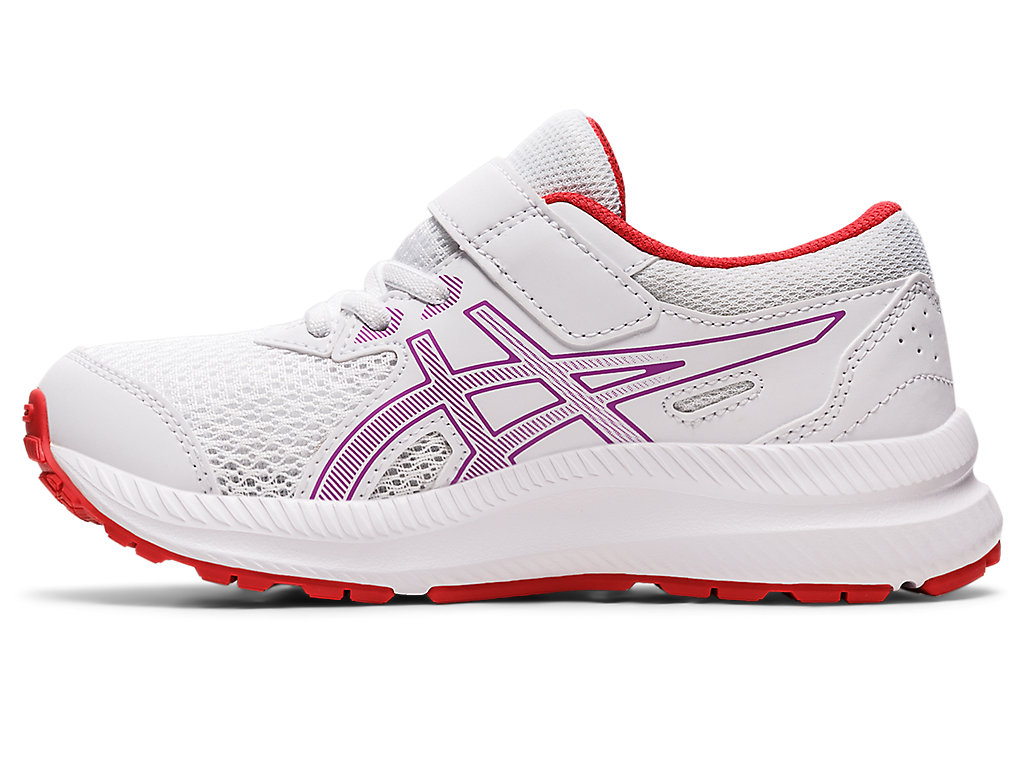 Asics Contend 8 Pre-School Running Shoes Detske Biele Nachový | 4079-OQDAT