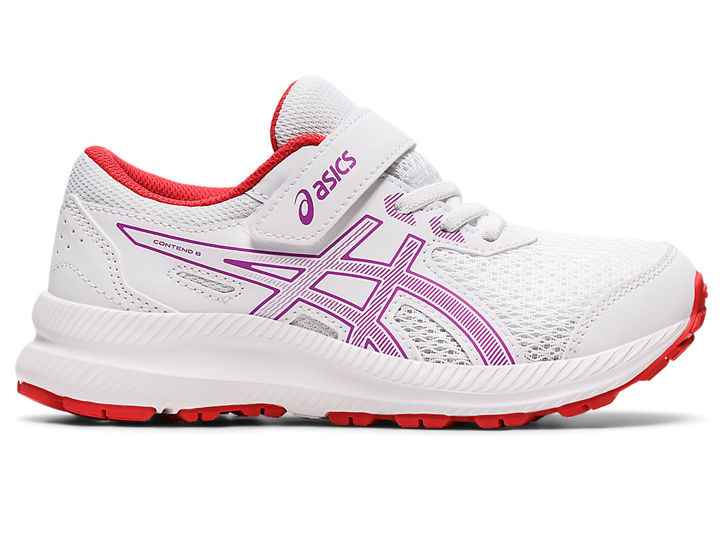 Asics Contend 8 Pre-School Running Shoes Detske Biele Nachový | 4079-OQDAT