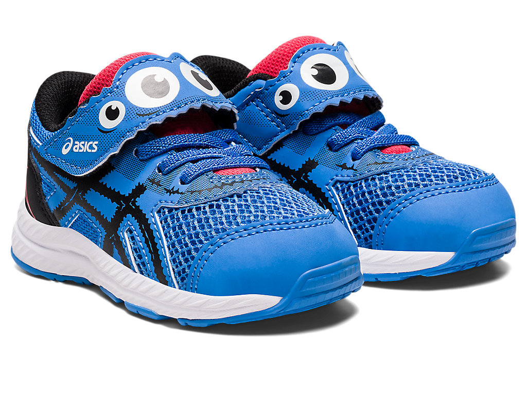 Asics Contend 8 Toddler Size School Yard Running Shoes Detske Modre Čierne | 3486-IKMDZ